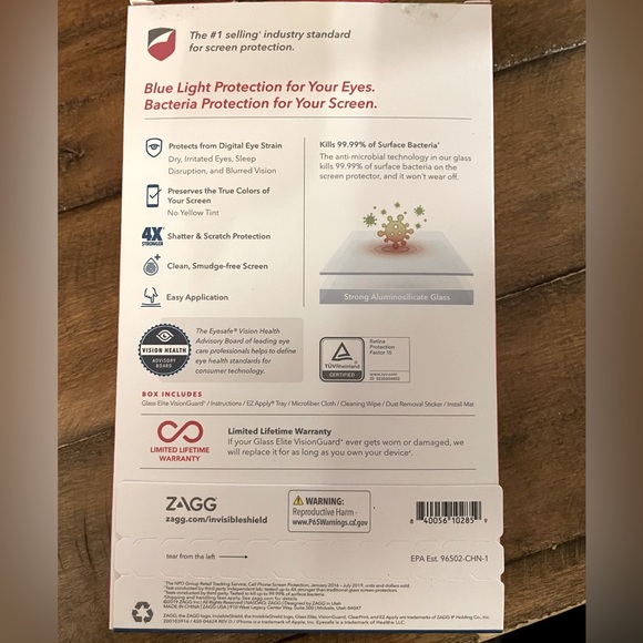 Zagg INVISIBLE SHIELD glass elite visionguard+ - Picture 5 of 7